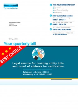 UK document issued by Yorkshire Water (print-ready)